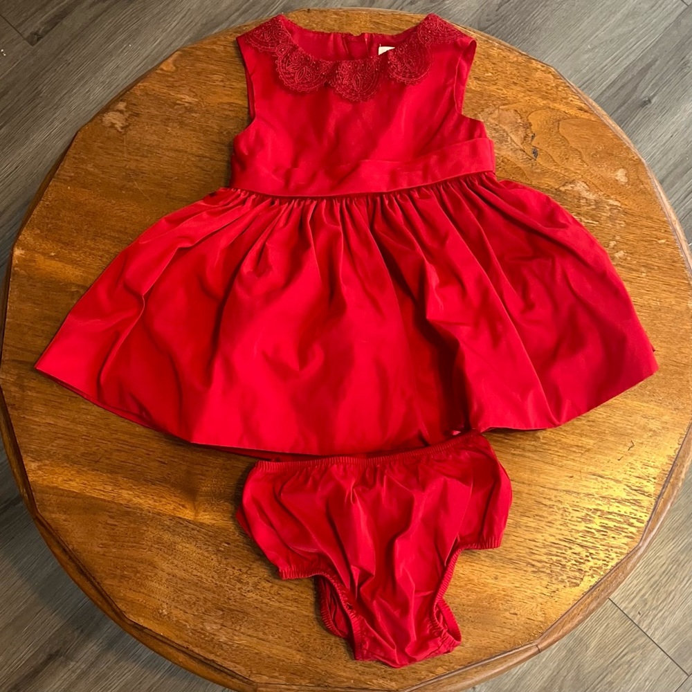 Neiman Marcus for Target Jason Wu Red Lace Christmas Dress Baby Girl Size 12M